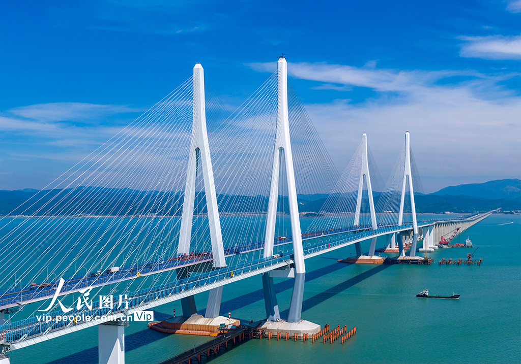 浙江寧波：市域鐵路象山港跨海大橋建設正酣【8】