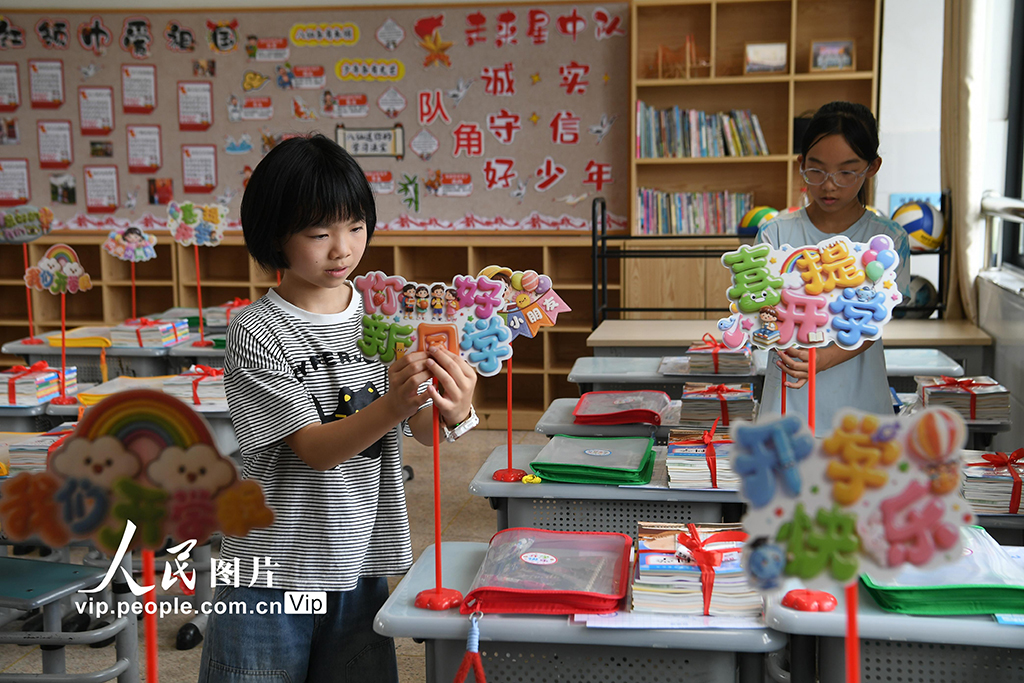 浙江金华：扮靓教室迎开学【2】