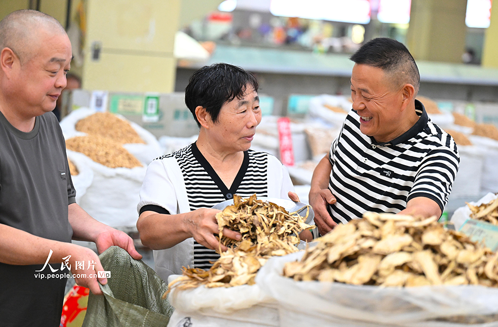 安徽亳州：药博会开幕“药市”交易红火【2】