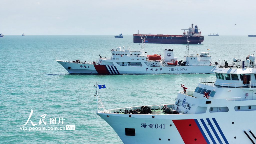 山东烟台：鲁冀海巡旗舰联合巡航执法