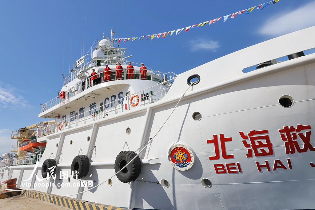 山東煙台:北部海區首艘中型海洋救助船“北海救151”輪入列【6】