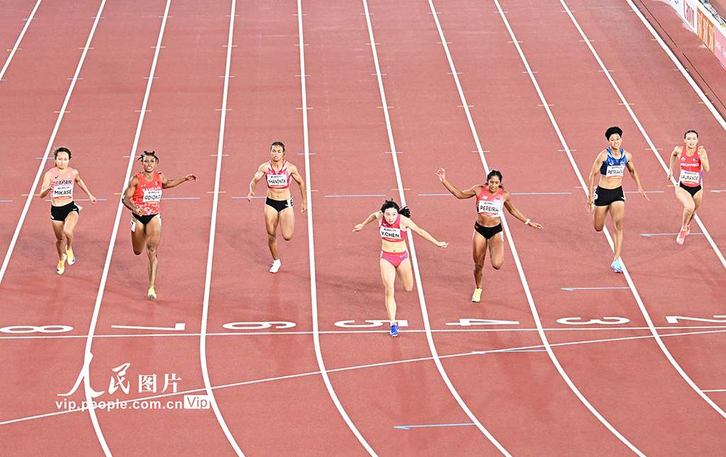 亞運會田徑女子100米決賽陳妤頡奪冠【2】