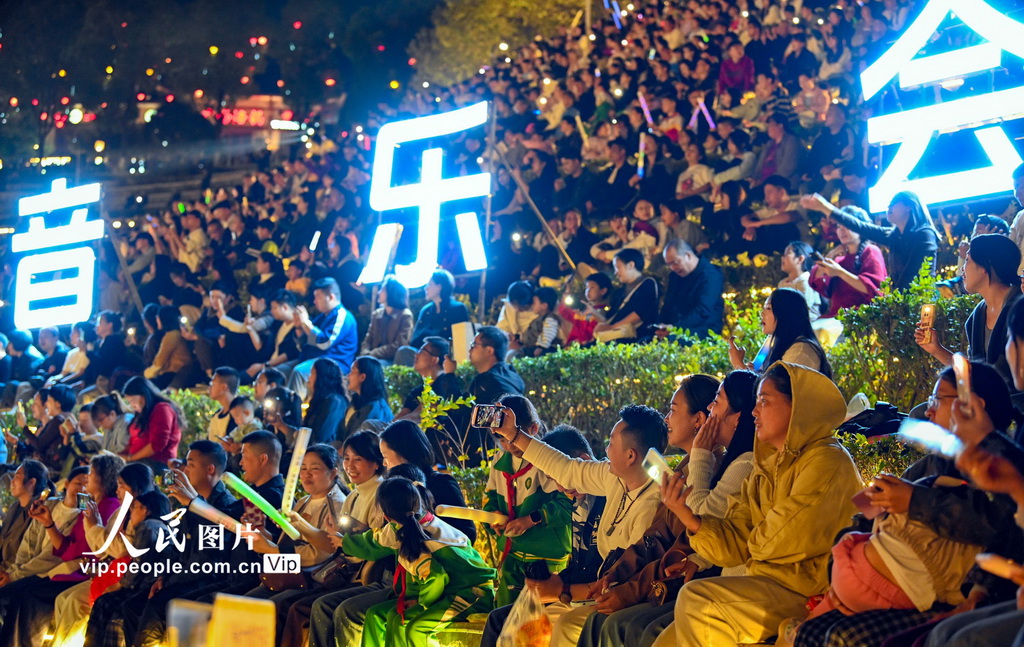 贵州大方：“大地指纹”音乐会点亮古镇夜色【4】