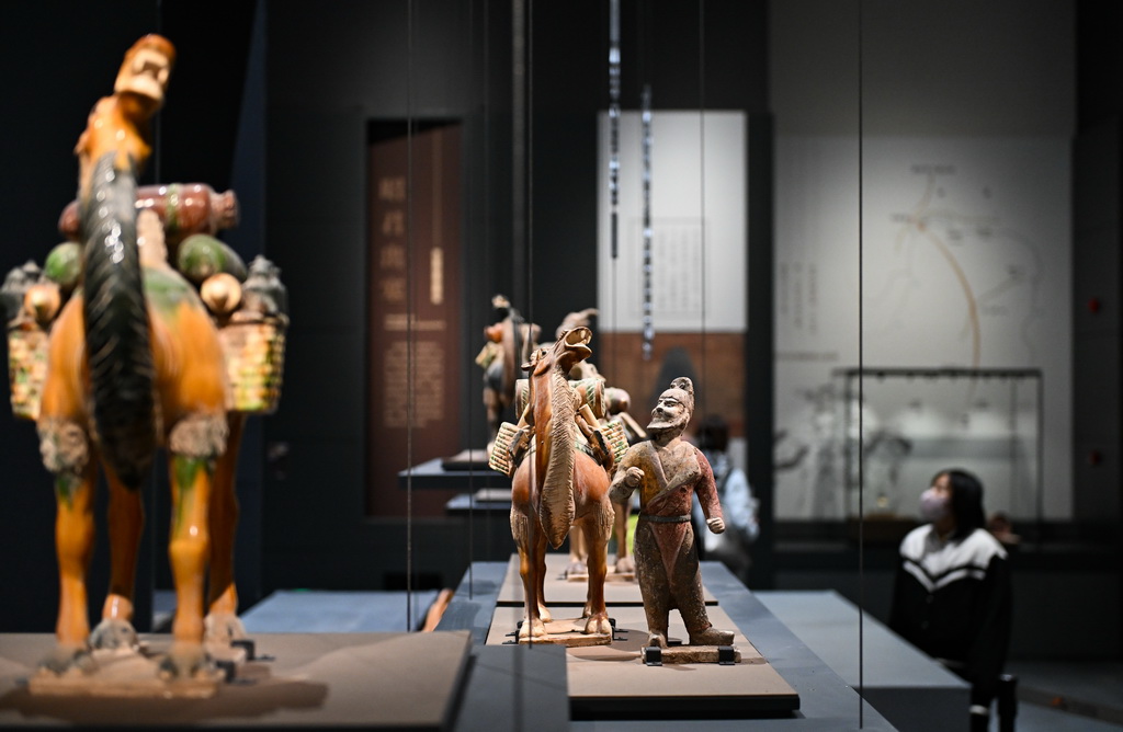 中国长城博物馆展厅内景（10月21日摄）。新华社记者 陈钟昊 摄