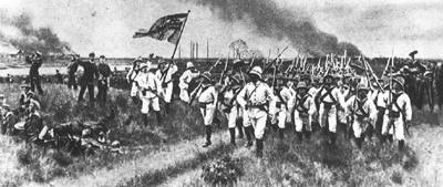 1900年6月10日 西摩率八国联军向北京进发