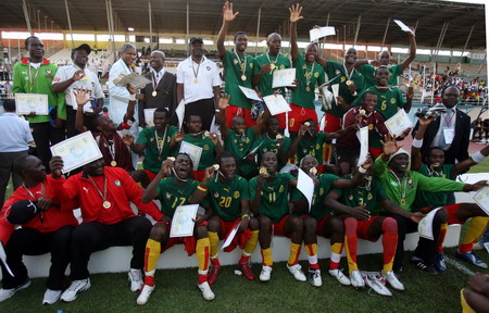 组图:全非运动会喀麦隆足球队夺冠