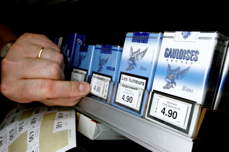 法国全国香烟零售价格将平均提高6