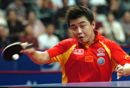 组图:乒乓球亚乒赛 中国队获男子团体冠军 (9)