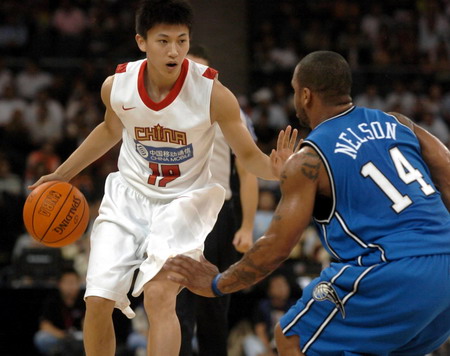 组图:2007nba中国篮球赛激战澳门