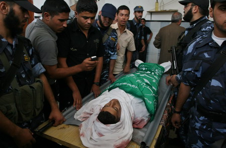 丧生的巴勒斯坦伊斯兰抵抗运动(哈马斯)成员举