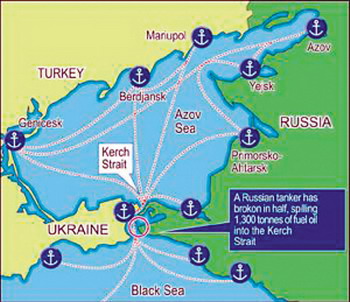 亚速海土耳其俄罗斯乌克兰刻赤海峡黑海事发地点