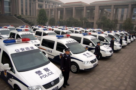 杭州警用110巡逻车换装