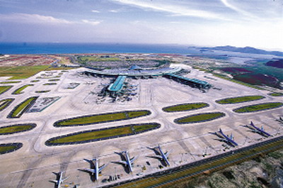 韩国仁川国际机场全貌