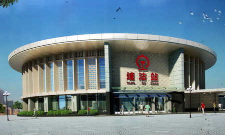 组图:天津塘沽火车站改造进展顺利