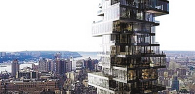 组图:鸟巢设计师纽约建57层透明魔方