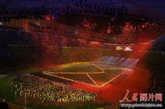 组图:北京2008年残奥会闭幕式举行