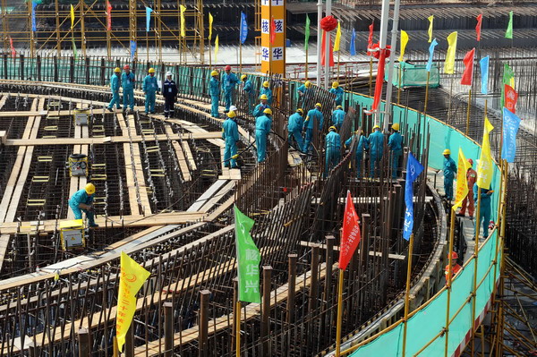 中国最大规模核电项目阳江核电站开工 (2)