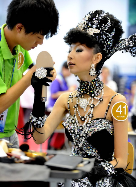 2009年全国职业院校美容美发技能比赛在天津
