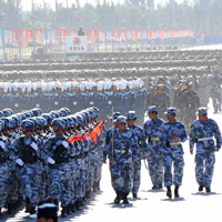 阅兵方队教练员