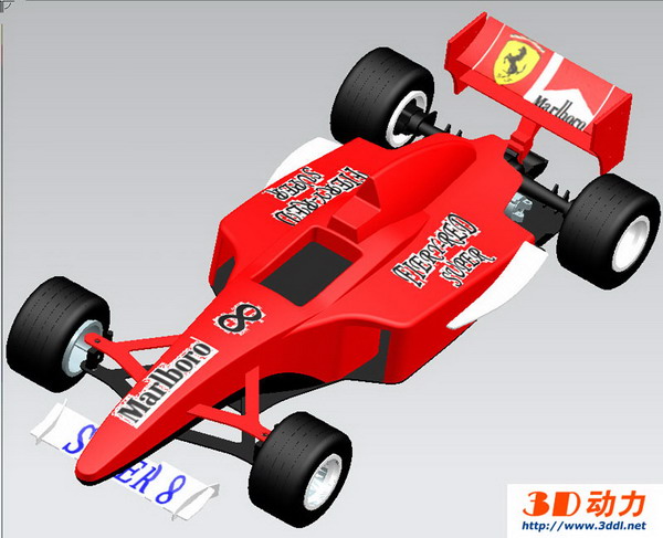 F1方程式赛车正逆混合设计