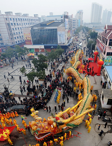 组图:舞龙庆新年 (2)