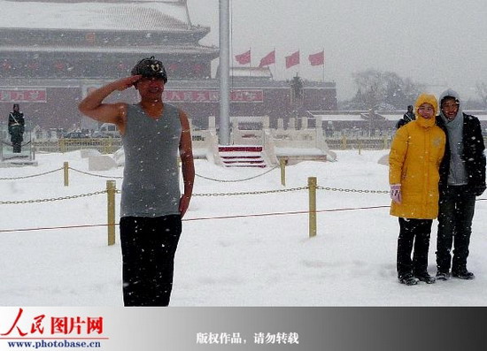 北京大雪图片