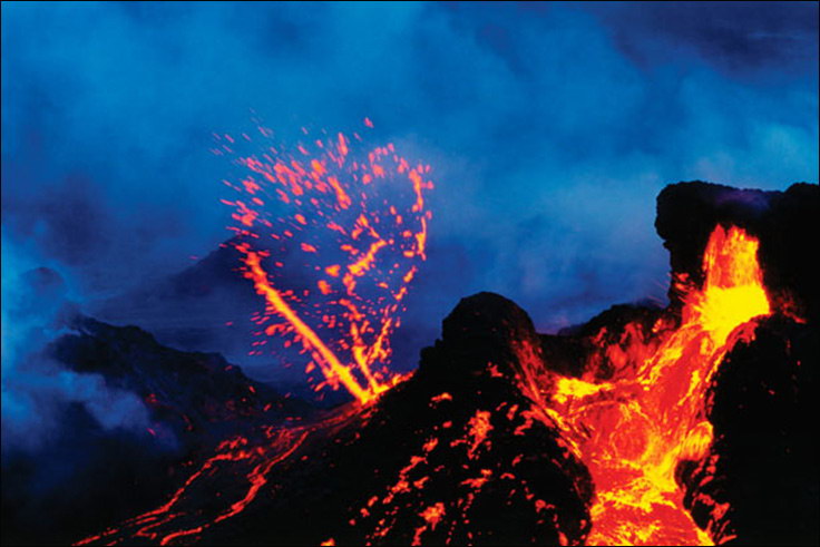 高清:夏威夷火山已持续喷发27年
