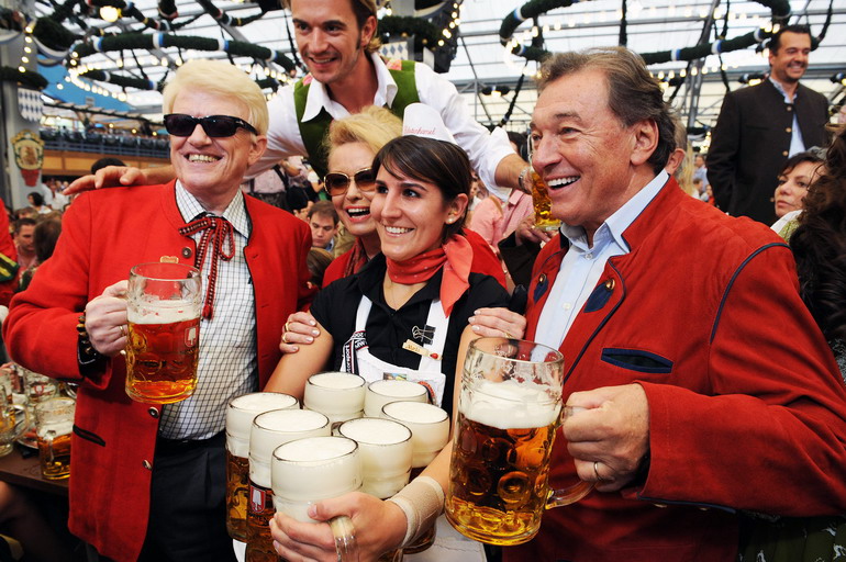 高清:德国慕尼黑啤酒节开幕 (3)