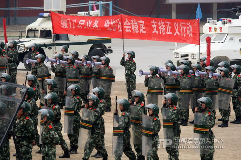 高清:武警北京总队机动部队训练掠影