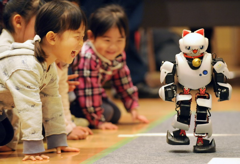 2011年机器人大赛上跳舞的机器人