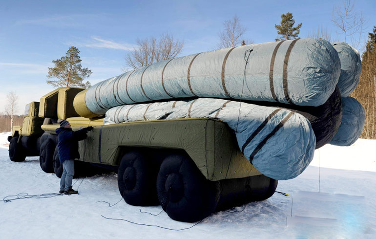 高清:俄罗斯研发充气武器防止敌人掌握真正战