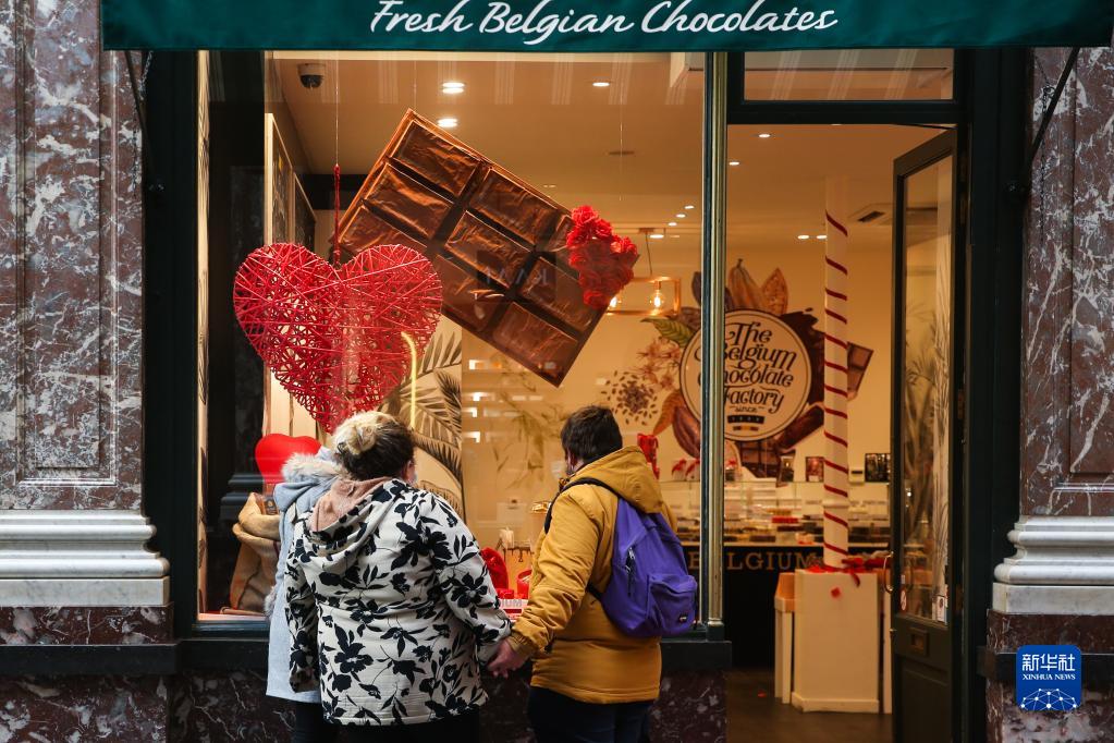 比利時：“情人節”巧克力浪漫上市