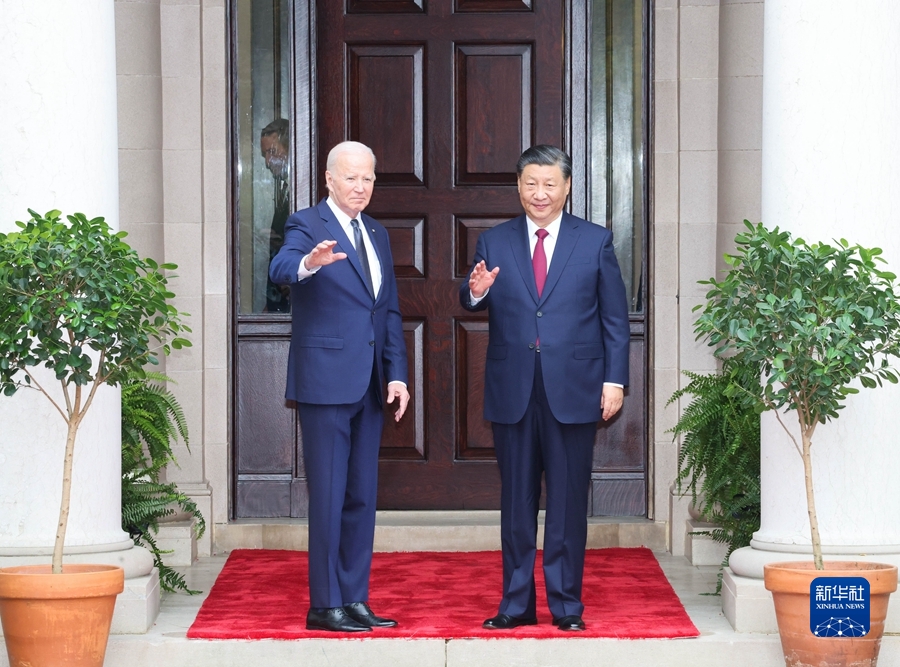 习近平同美国总统拜登举行中美元首会晤