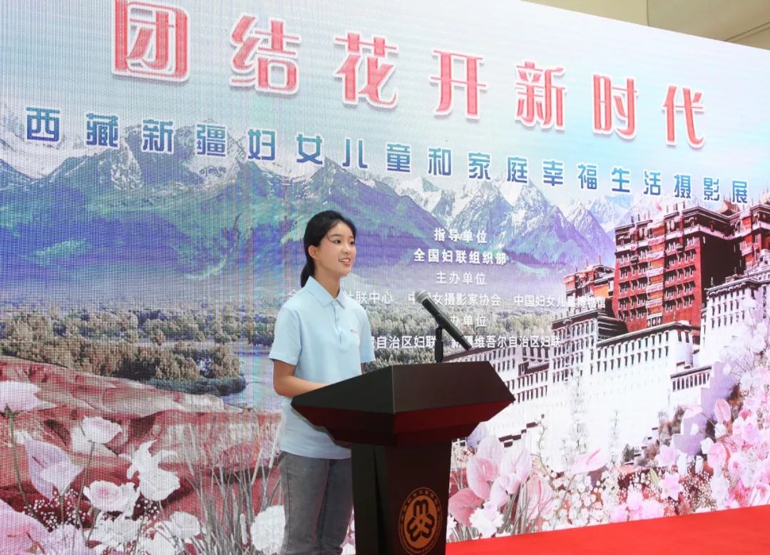 邓乔熙发言。张佳敏摄影