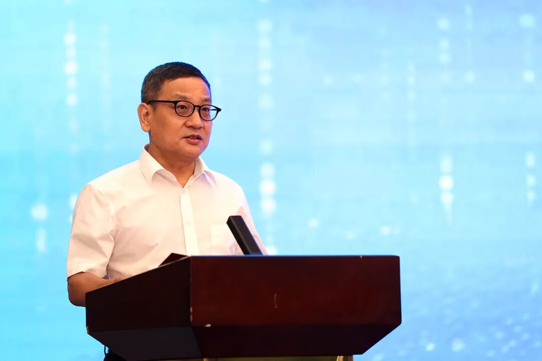 图为金华市人民政府副市长庄凌飞致辞。光明日报记者 闫汇芳 摄