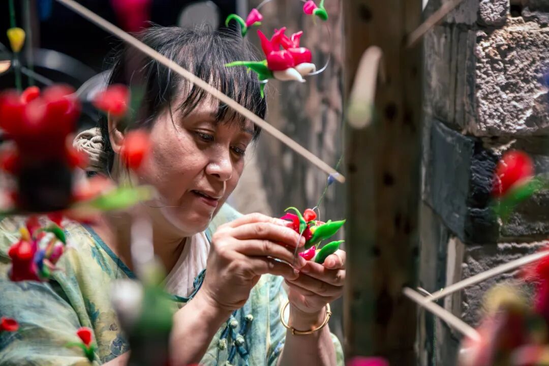 《绽放的浦江面塑》张秀清摄影