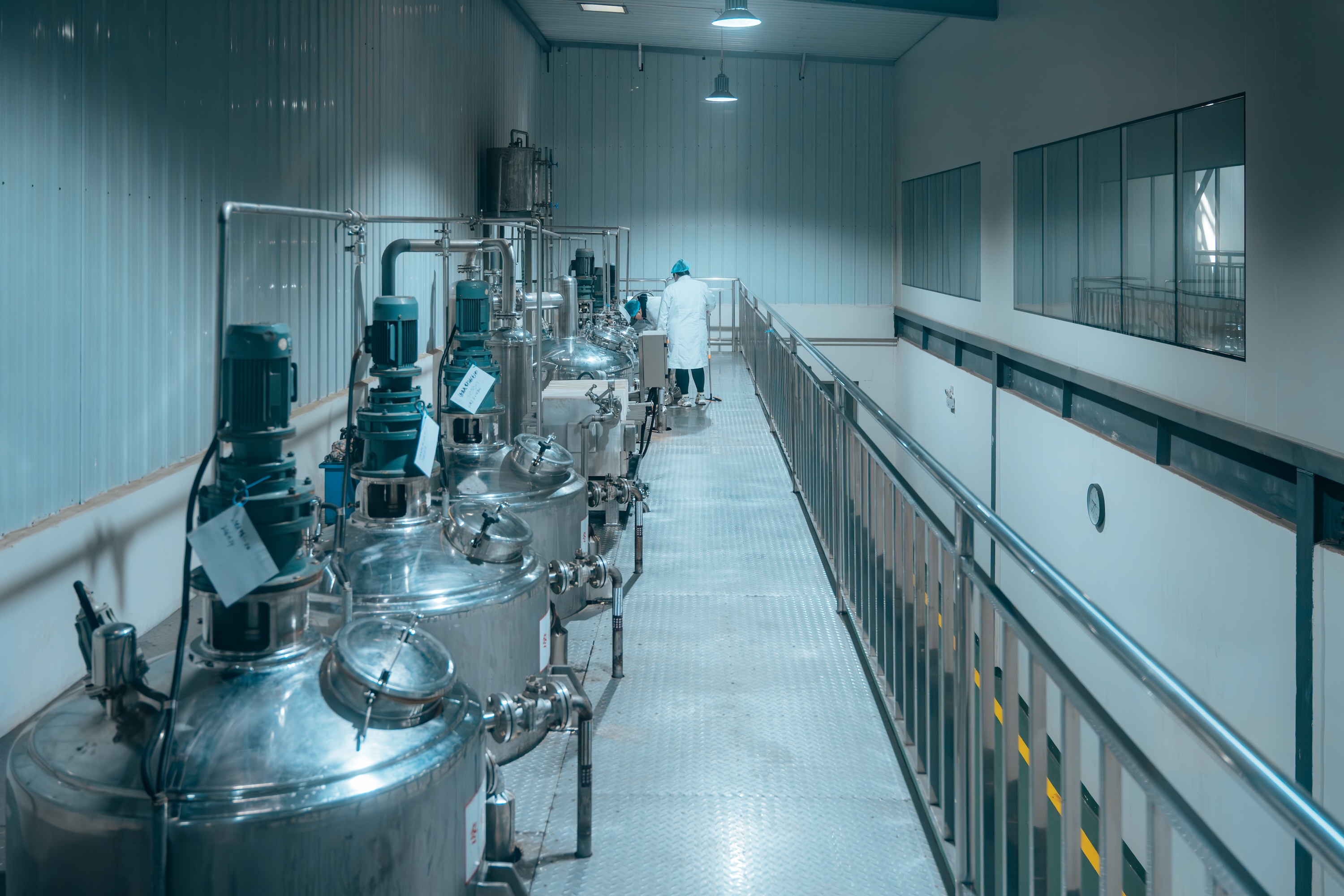 湖北省荊門市屈家嶺管理區寶得瑞（湖北）健康產業有限公司萃取生產車間。邱活攝